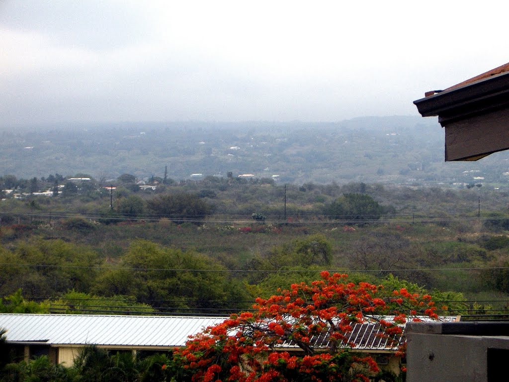 Kona Hills from Kona Sea Village Condos, looking east. 2007-06-09