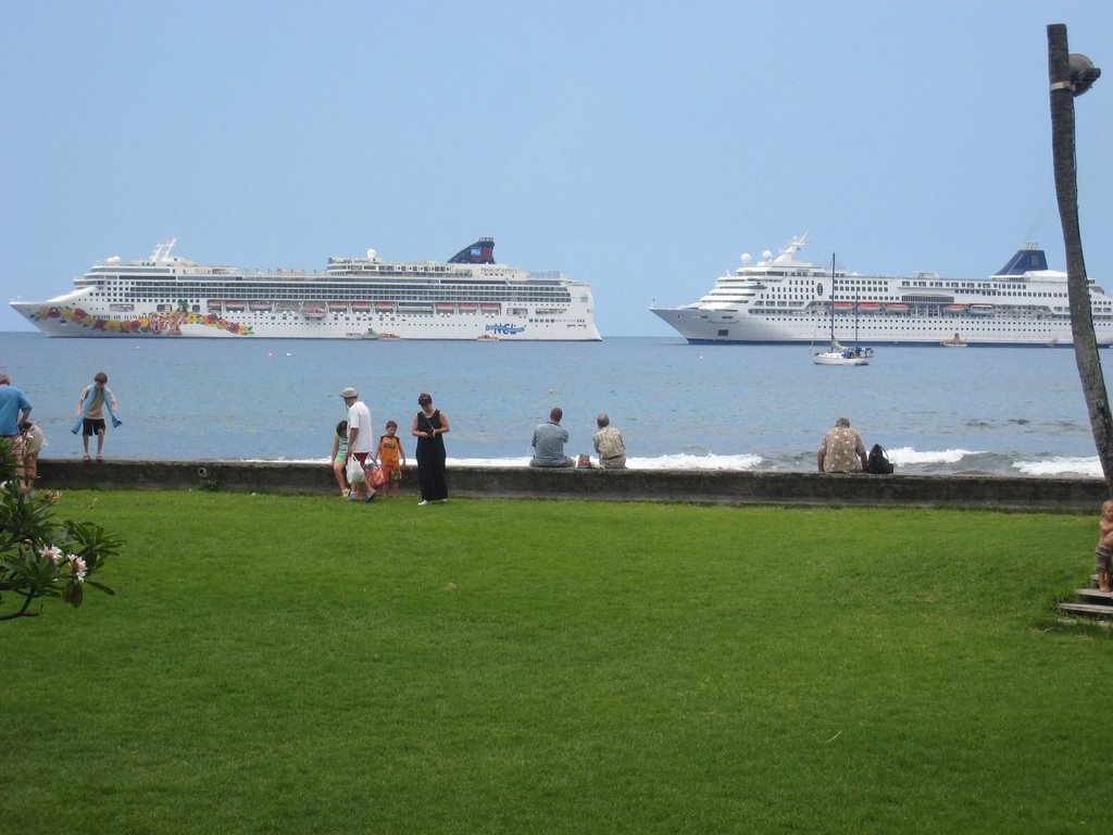 Pride of Hawaii and the Wind