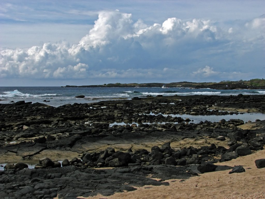 Clouds over "Old A", Kailua-Kona, Hawaii