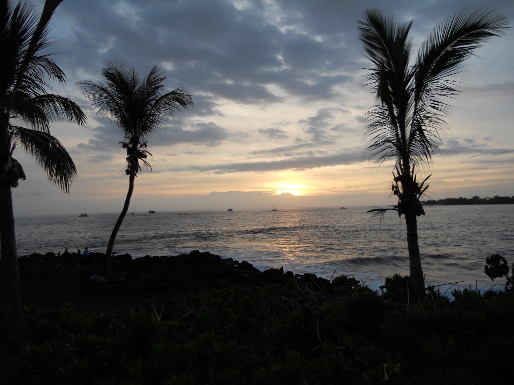 Sunset in Kona, Hawaii
