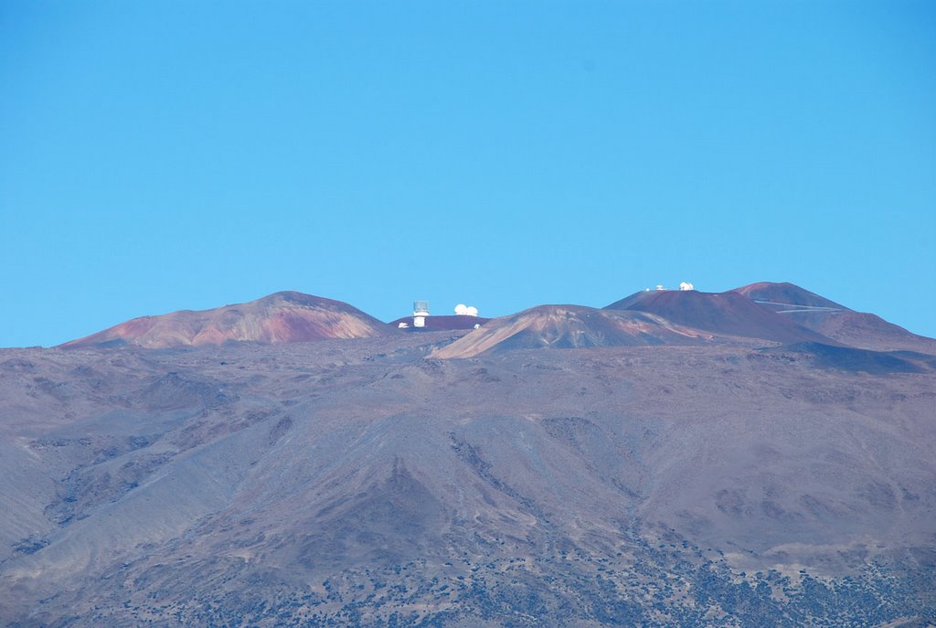 Mauna Kea with Telescopes / Big Island / Hawaii