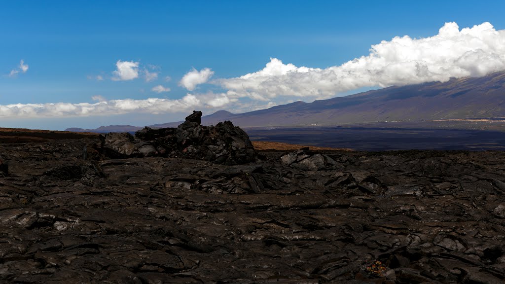Mauna Kea from Western Slopes of Mauna Loa