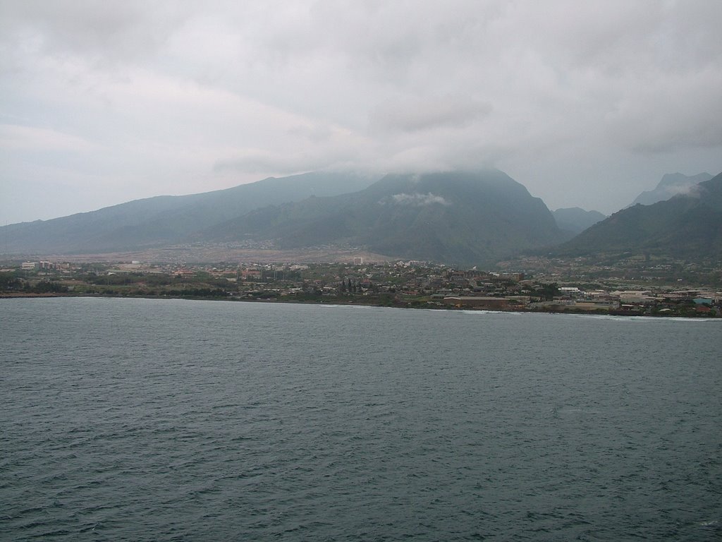 Kahului Harbor at Sunset From NCL Cruise Ship