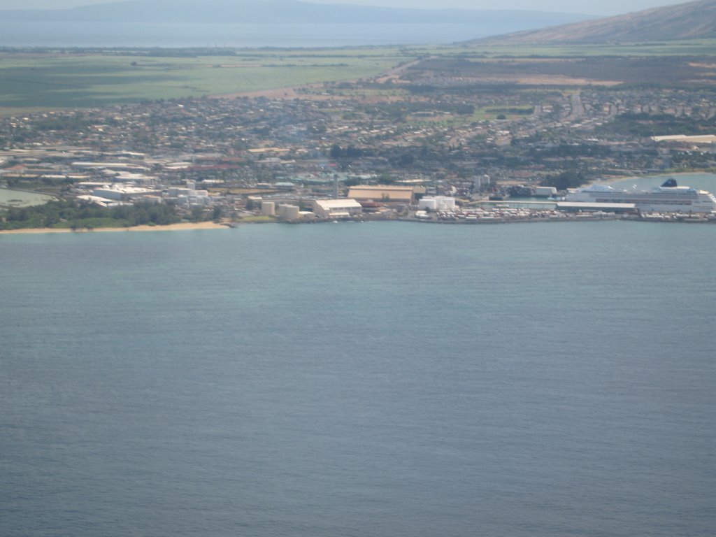 View towards Kahului harbor
