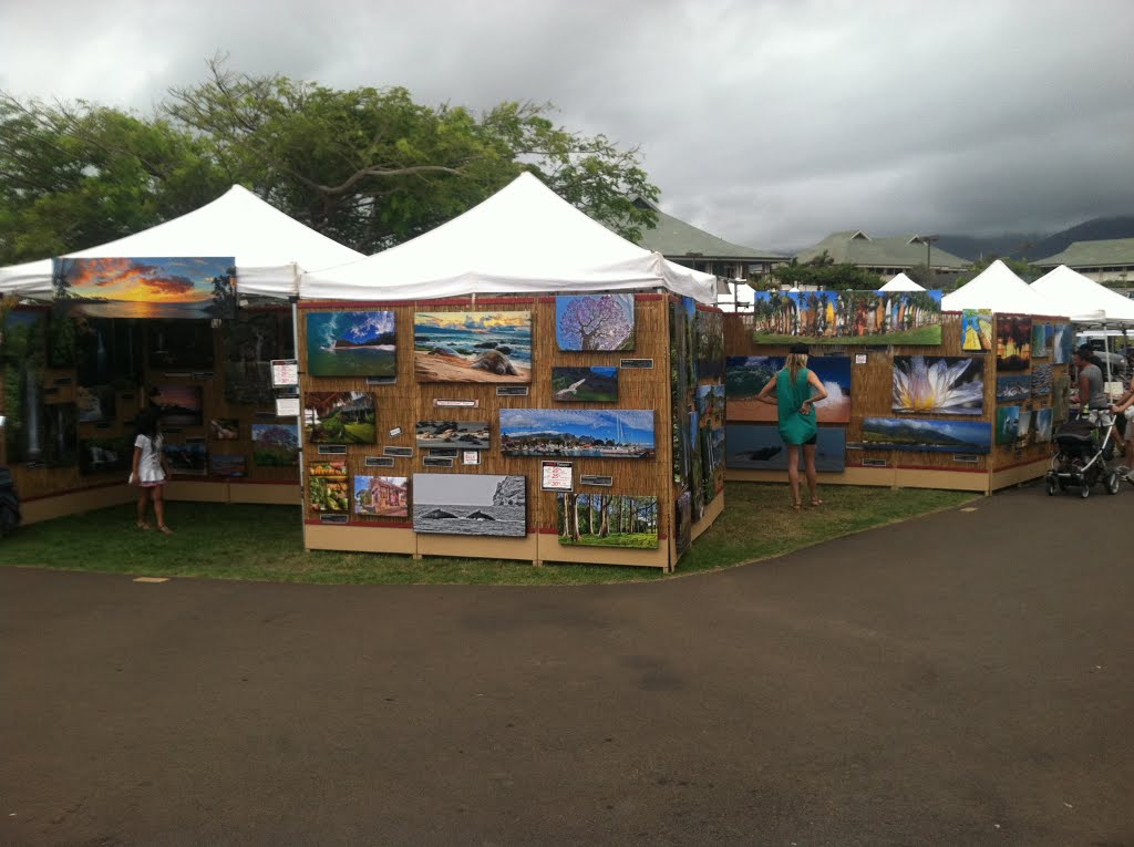Cloudy Skies at the Maui Flea Market 6-23-12