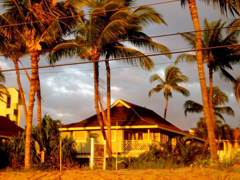Aloha Pualani view from the beach