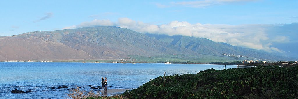 Morning Light on West Maui Mountains