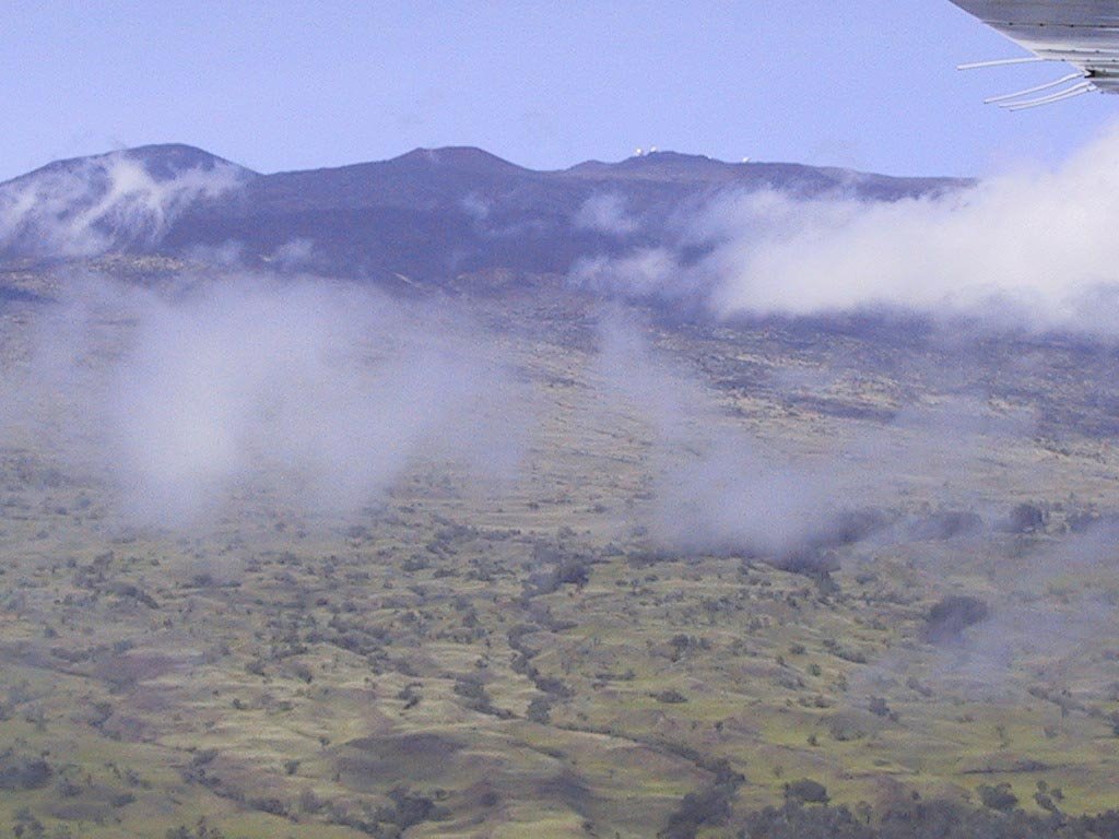 Mauna kea from the sky