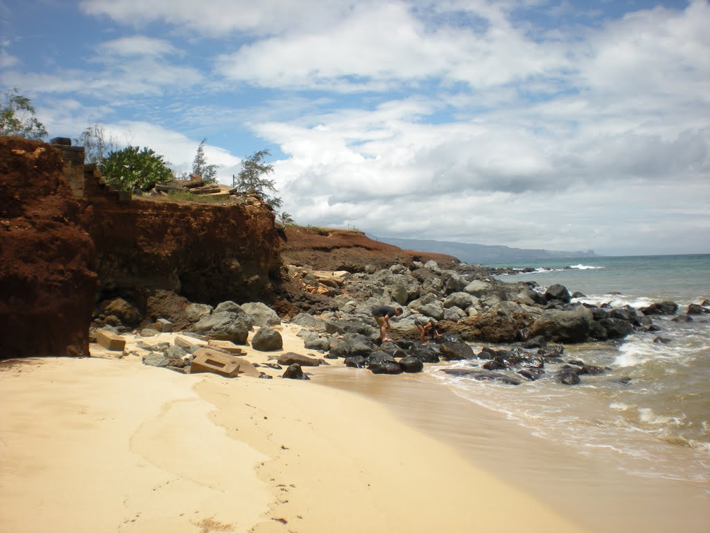 Coastal erosion, Paia