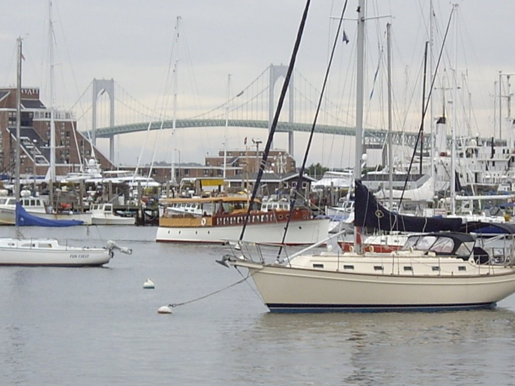 Marina and bridge
