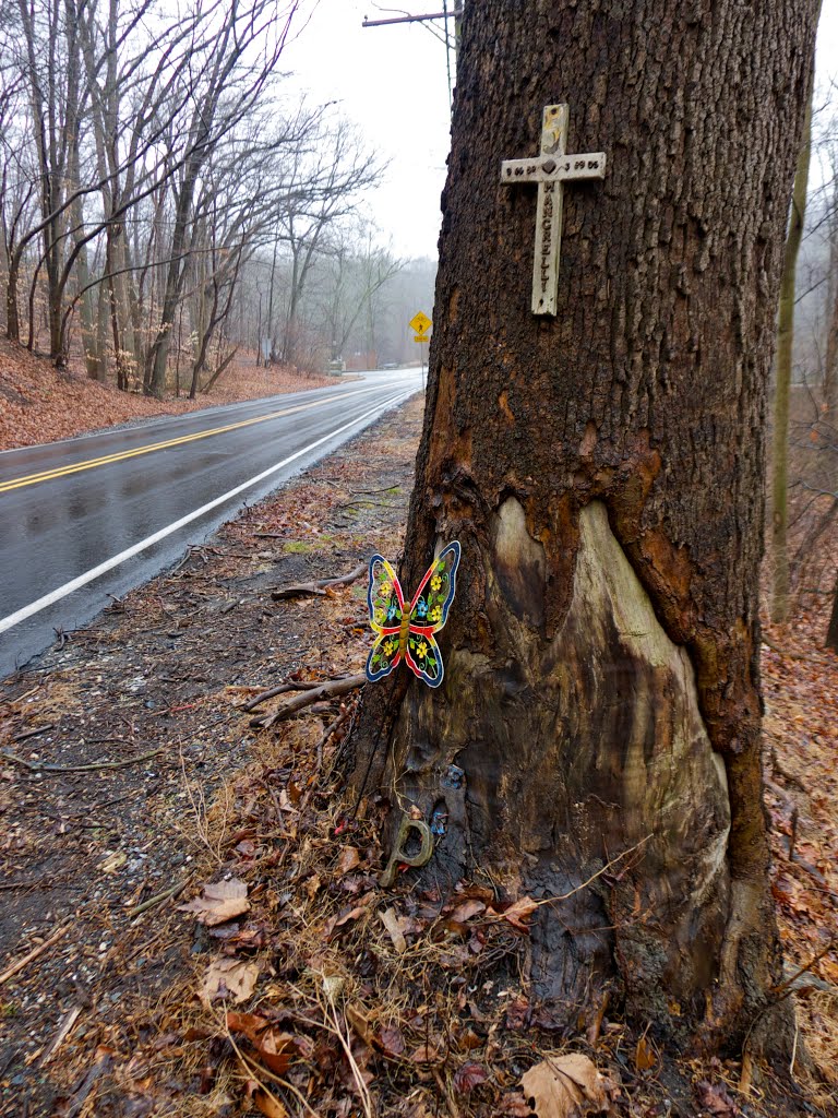 Roadside Memorial for Patrick J. Mangrelli