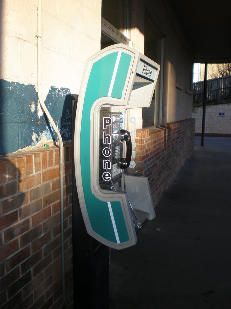 Old phone booth
