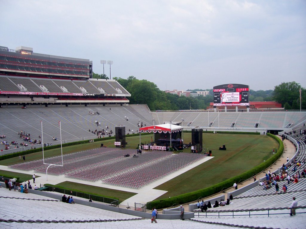 Sanford Stadium at Graduation
