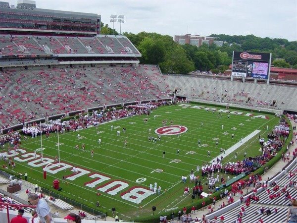 Sanford Stadium pre-game 2002