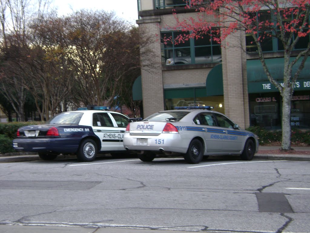 Athens Clarke County police vehicles