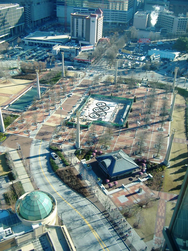 Olympic Park from top of DoubleTree