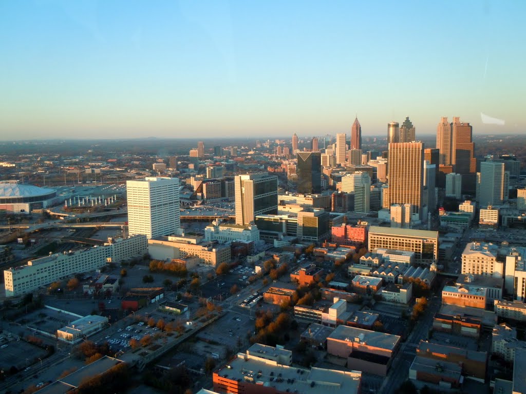 Downtown Atlanta (aerial)