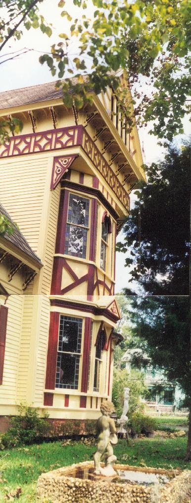 burned down in 2004, 1889 Bailey-Eppes house, Monticello, Florida (1998)