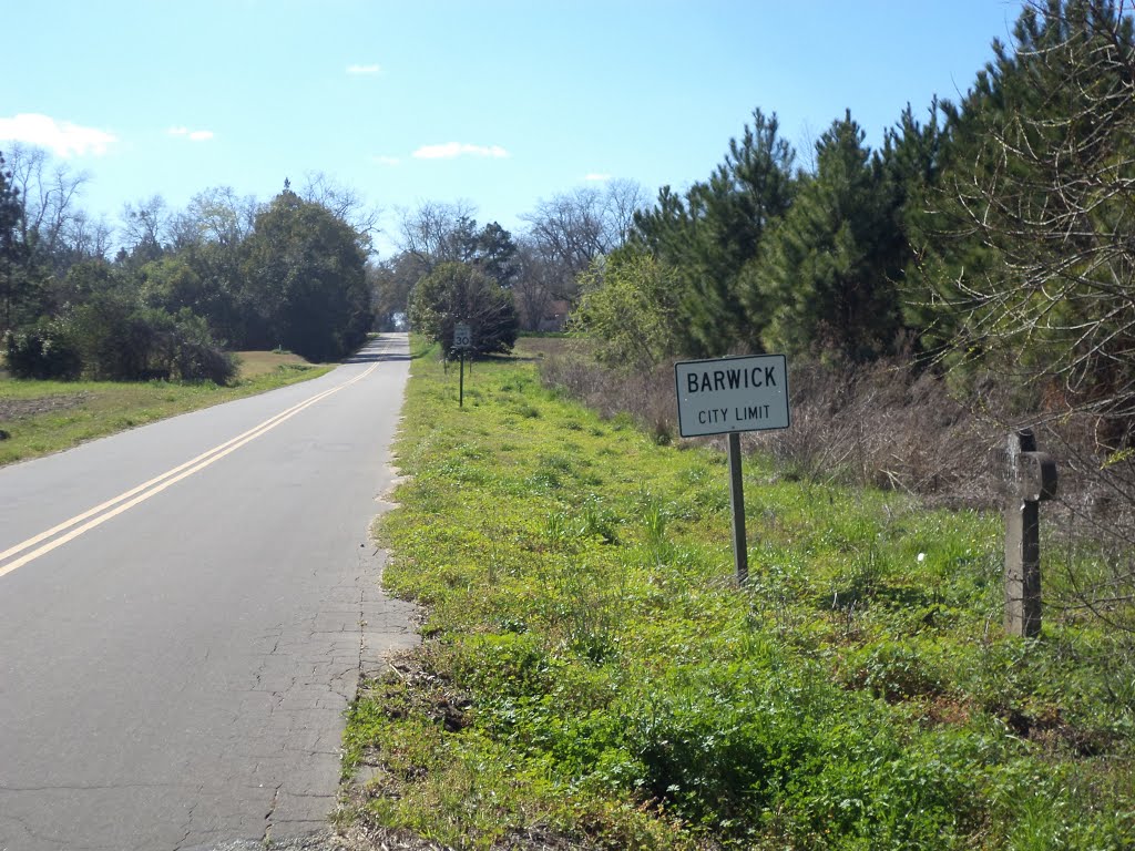 Barwick City Limit, Barwick Morven Rd WB