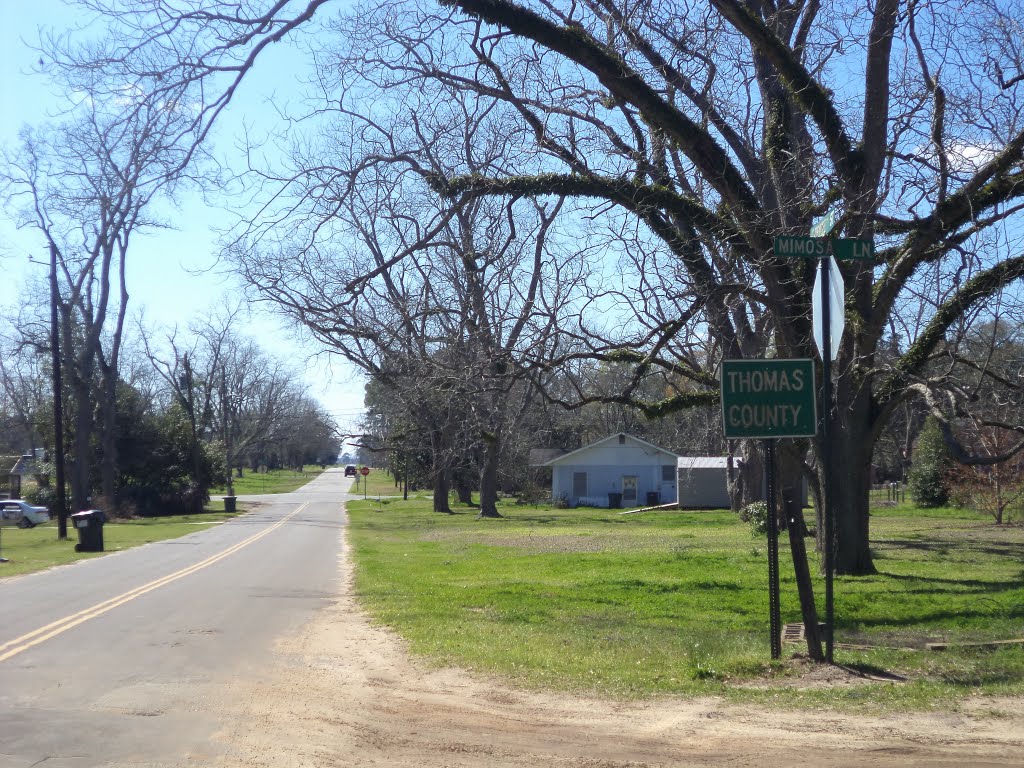 Thomas County border, E Coffee Rd WB