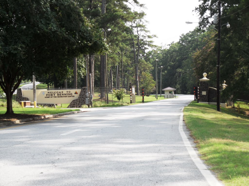 Main Entrance to Ft Benning Georgia