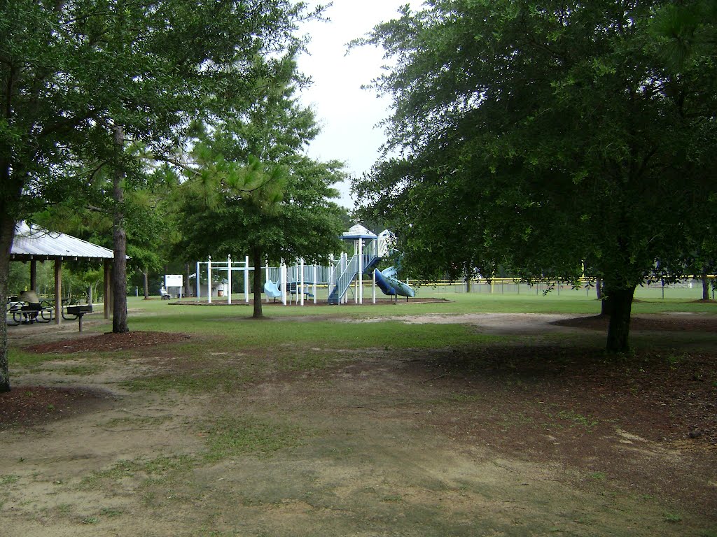 Vallotton Youth Complex playground and picnic shelter