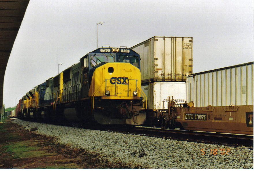 CSX 726 at Hulsey Yard