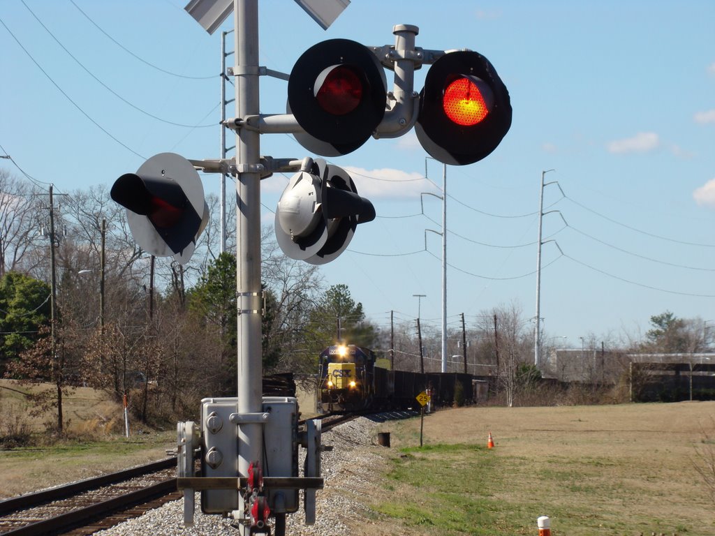 Train eastbound.