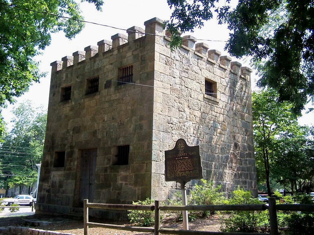 Old Greene County "Gaol", Greensboro, Georgia