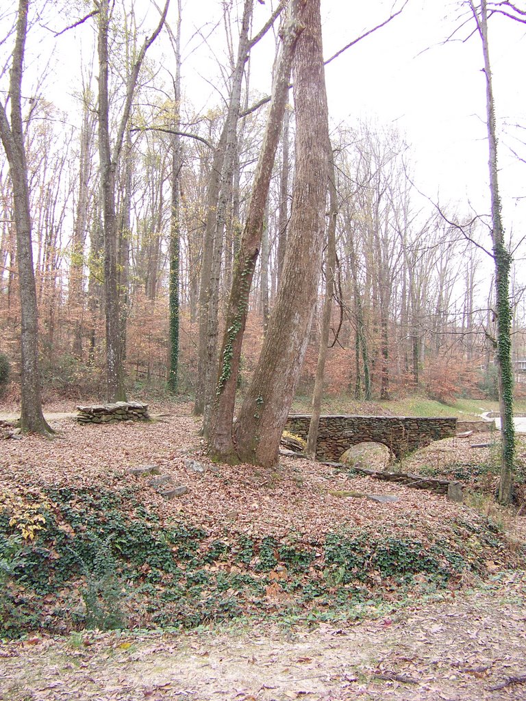 Ivey Terrace Park Stone Bridge