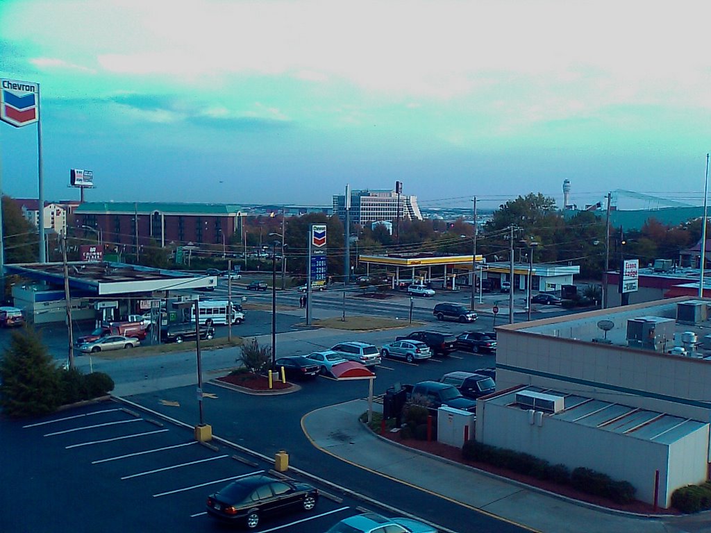 View from Wellsley hotel. looking over ATL airport 1107
