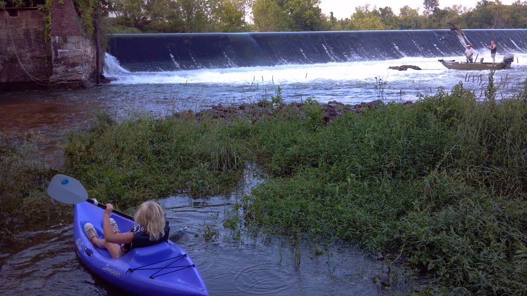 Very old power dam