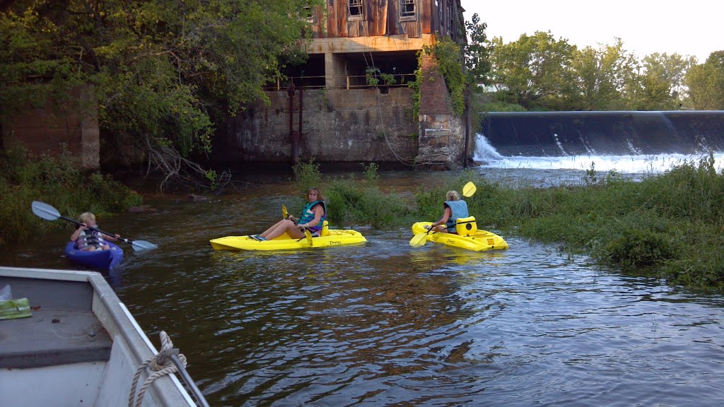 Old power house and dam.
