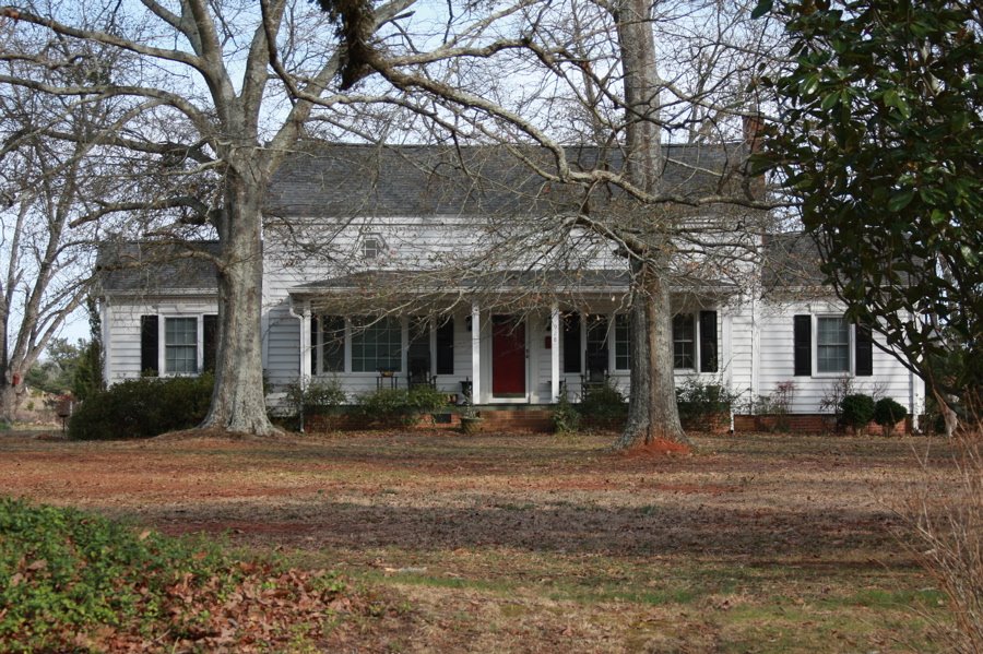 The Garland House was built in the early 1800s on the western edge of THE ROCK Georgia, with its dormer windows and original timbers.  The Garlands were famous for breeding racehorses and had their own racetrack which attracted many horse breeders to thei