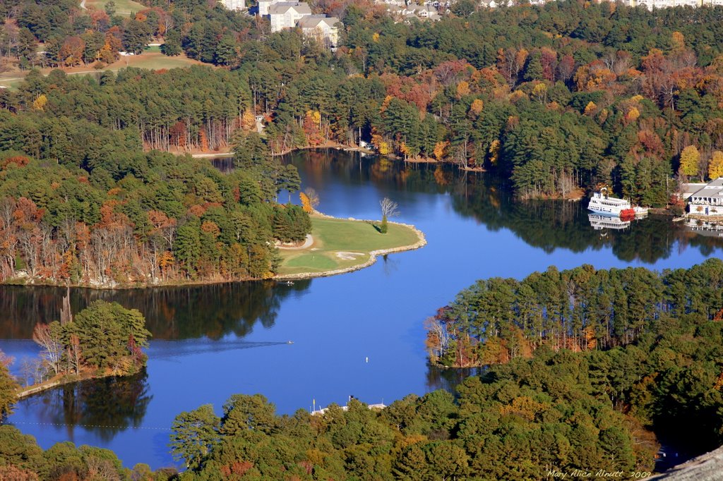Gazing down on the perfect Autumn day!