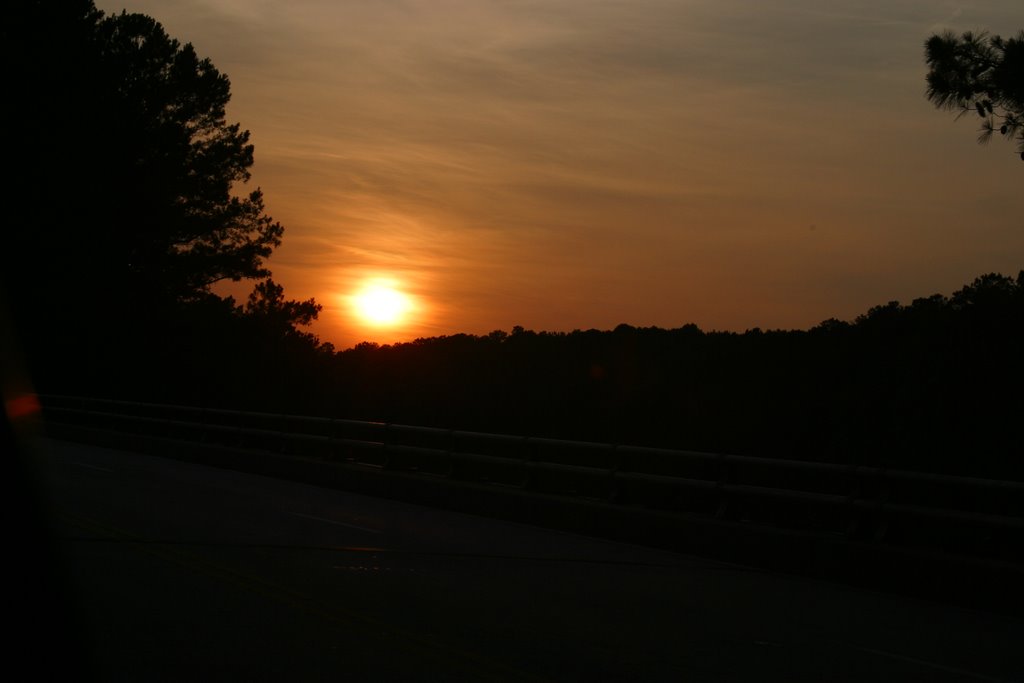 Sunset from Robert E Lee Blvd.
