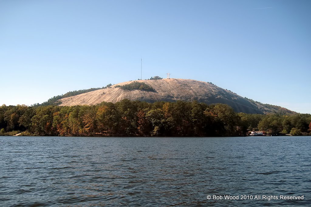 Stone Mountain, Atlanta from the Duck ride on the Lake