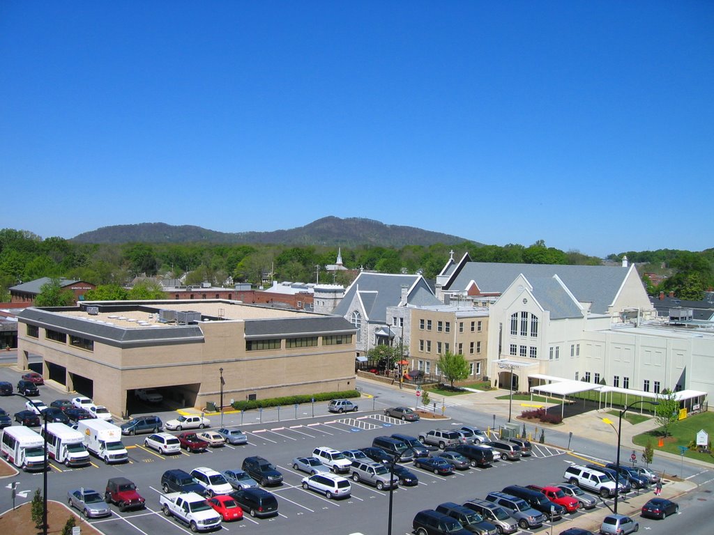 Kennesaw Mountain From Downtown Marietta