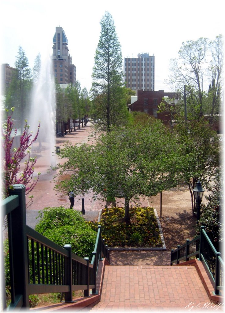 Downtown Augusta view from the Riverwalk