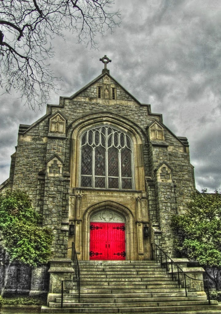 The Church With Red Doors