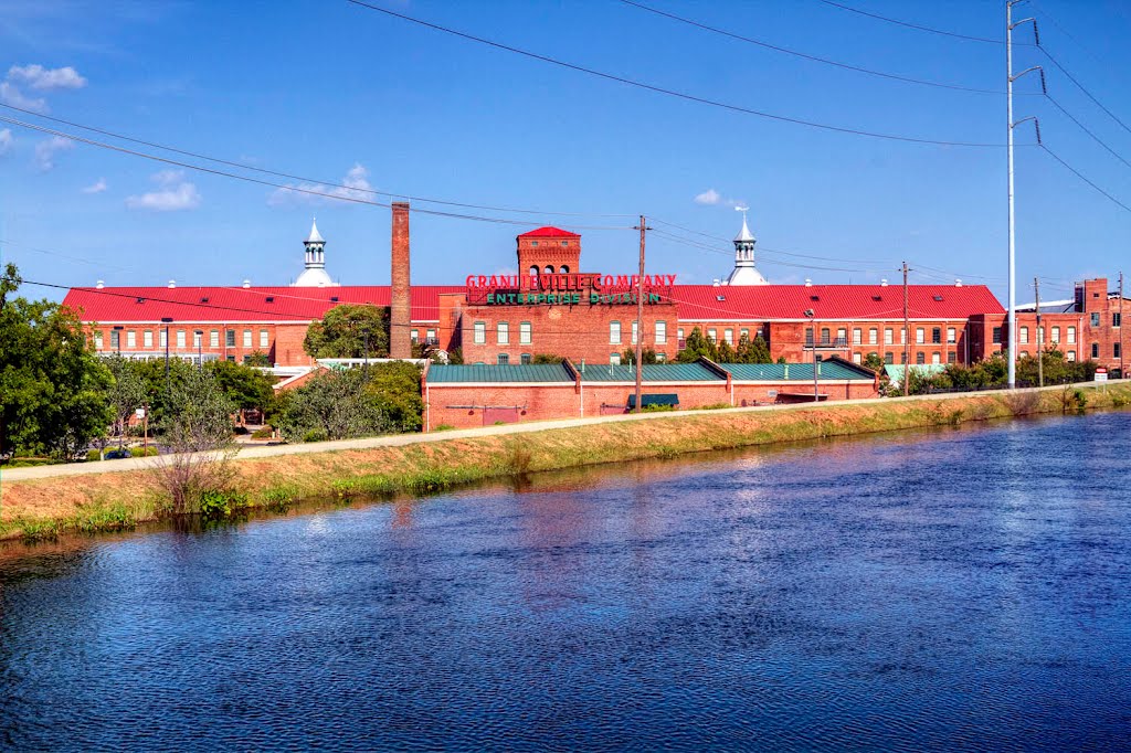 Looking across the canal to Enterprise Mill