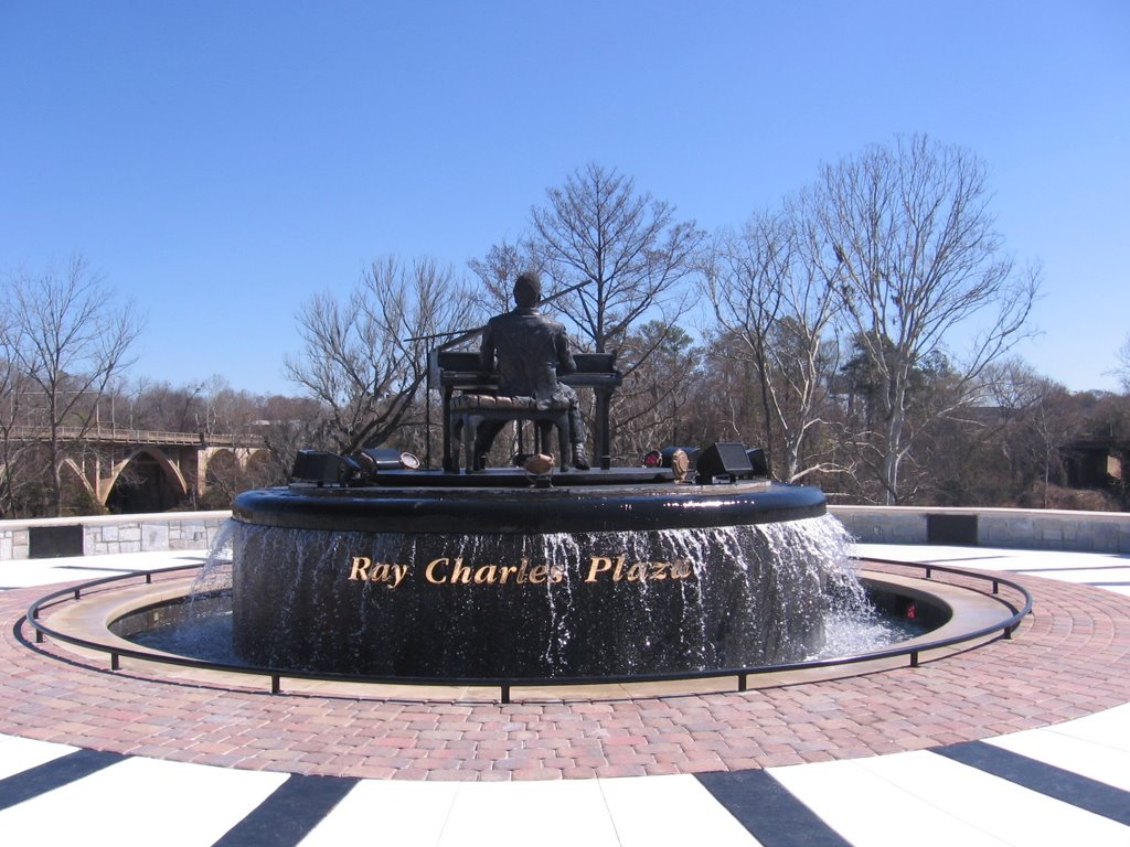 Ray Charles Plaza Sculpture