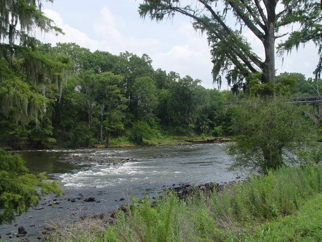 Flint River at Riverfront Park at Albany, GA