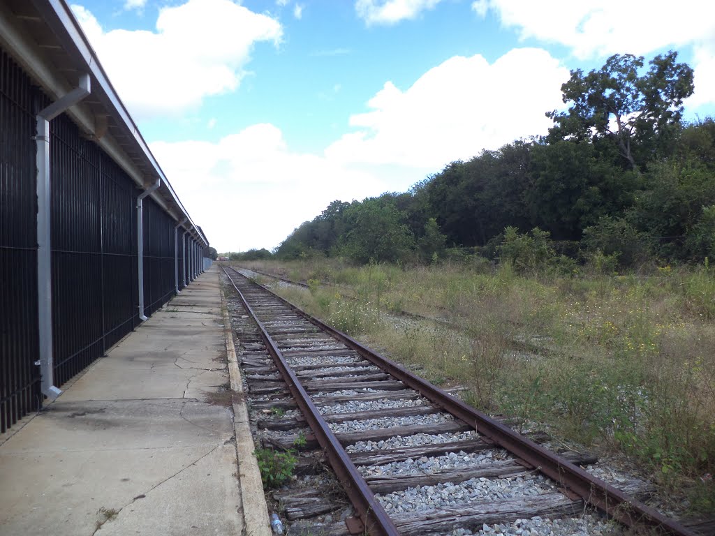 RR Tracks heading North from Union Station Depot, Albany