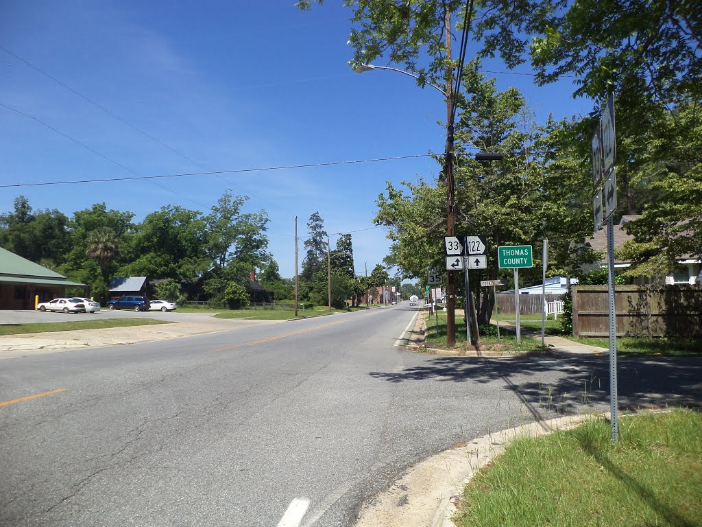 Thomas County Line, GA SR 122 WB