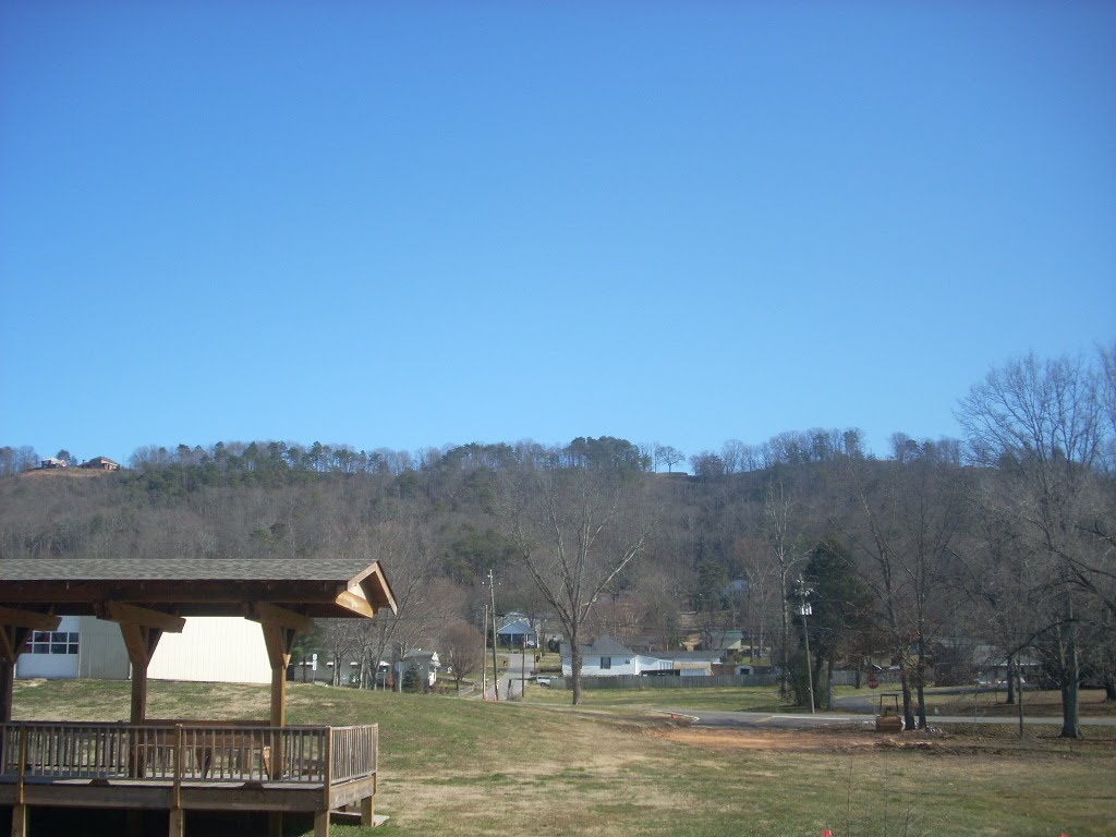 Taylors Ridge overlooking Ringgold, Ga.