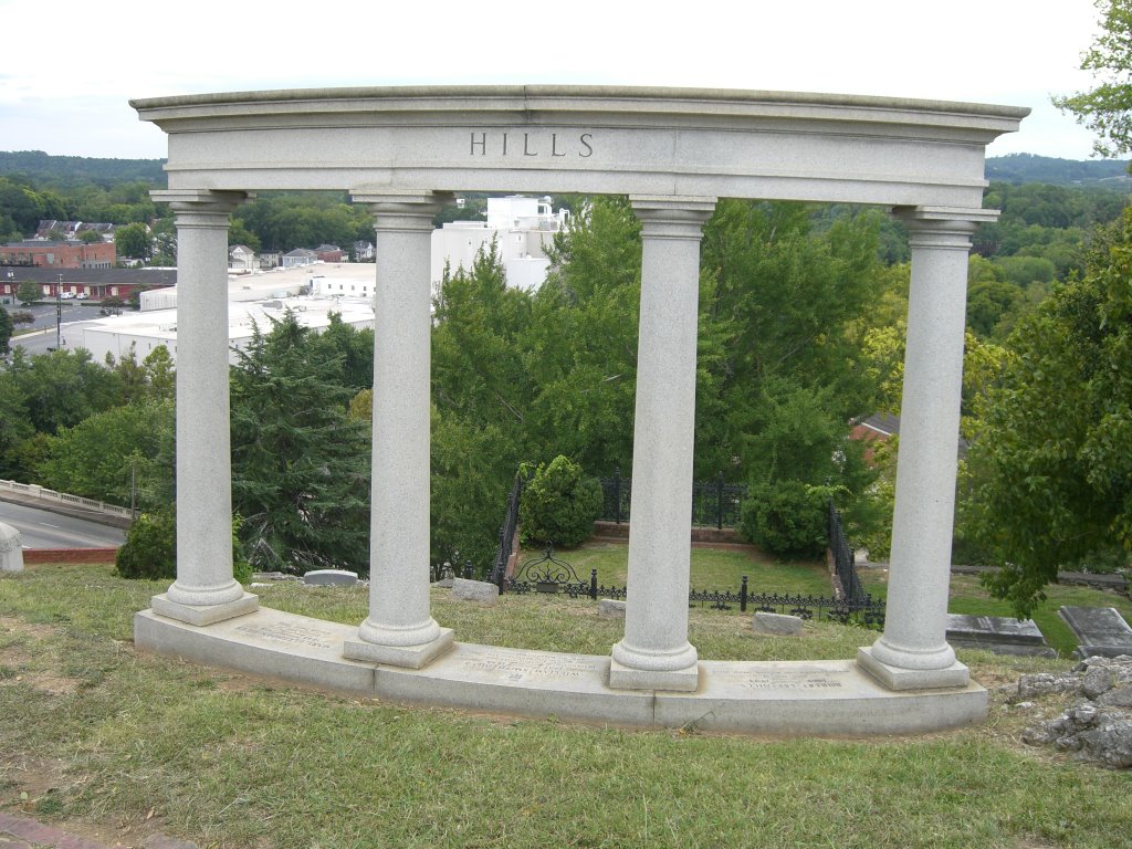 Cemetery on hill