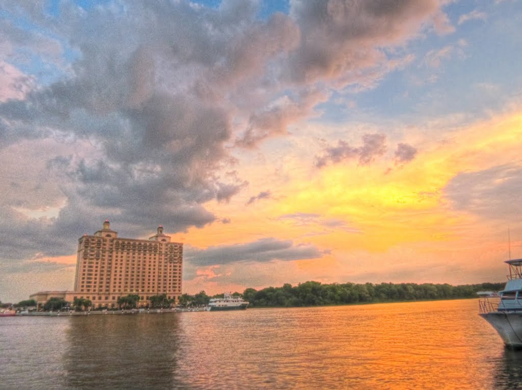 My Favorite Town at Sunset - The Westin Savannah Harbor Golf Resort & Spa (Savannah, GA) Summer 2011