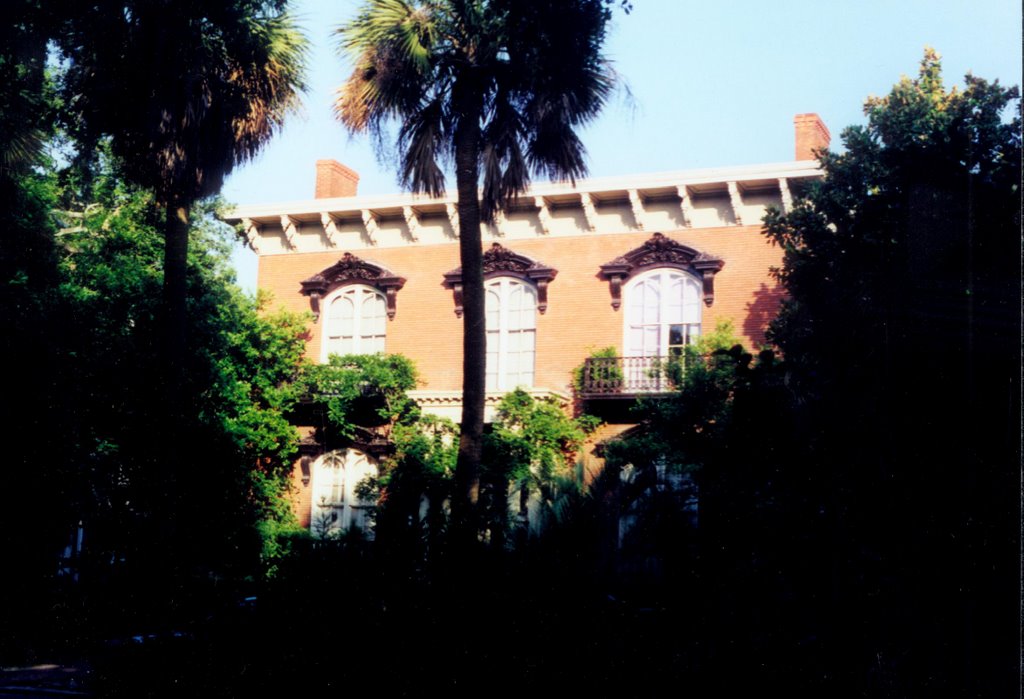 the house, Mercer house, Monterey Square, Savannah (3-1997)