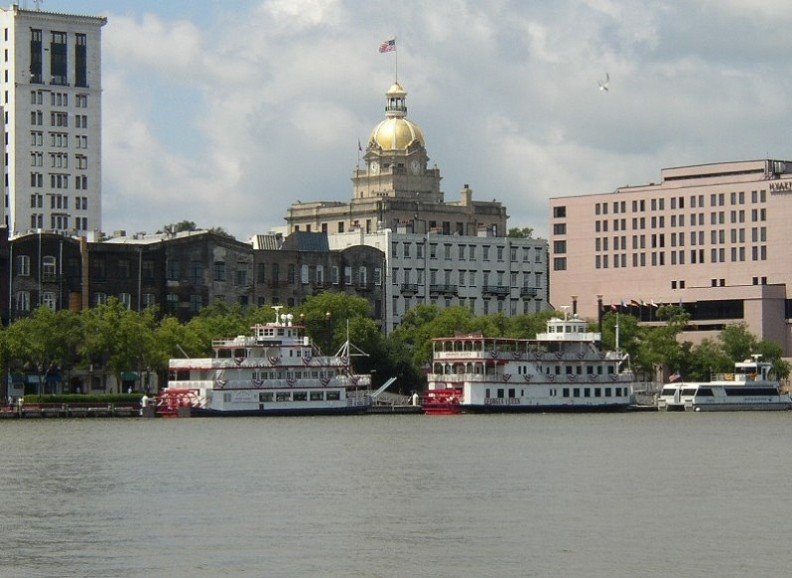 River front, Savannah, Georgia
